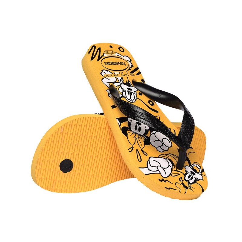 Sandalias Havaianas Kids Disney Niños Amarillo