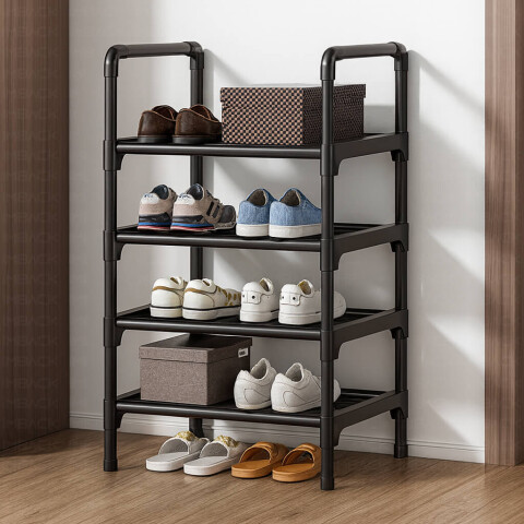 Zapatera Organizador de Zapatos IMBACK IBK-PER010 | 4 Niveles, Compacta, Multiuso y Resistente Zapatera Organizador de Zapatos IMBACK IBK-PER010 | 4 Niveles, Compacta, Multiuso y Resistente
