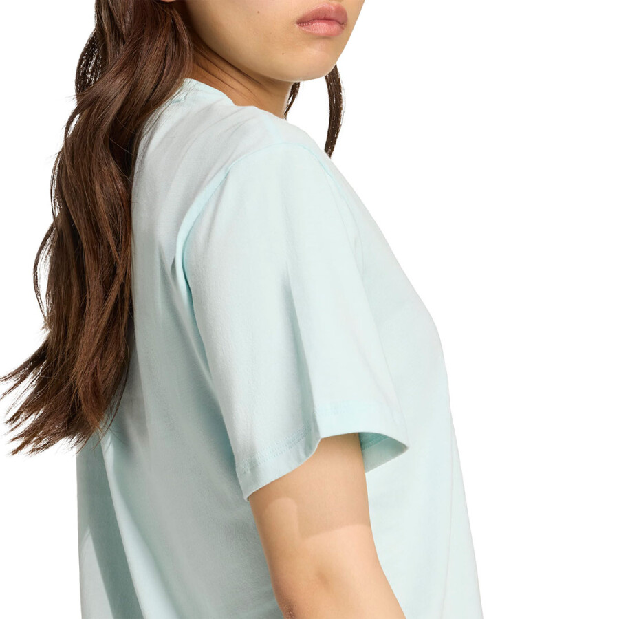 Remera de Mujer Adidas Essentials Small Logo Verde