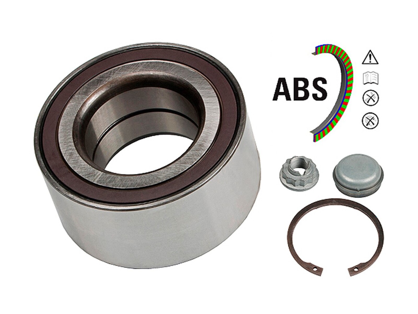 Rueda Del Rod Doble HileraMercedes Benz A 160 (W169)/A 150 (W169)/B 180 (W245)/B 200 (W245) 03-13 int.Ø45x ext.Ø84x39 