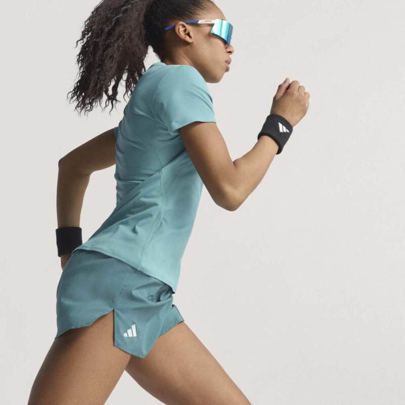 Short Running Adizero E Short Mujer Green
