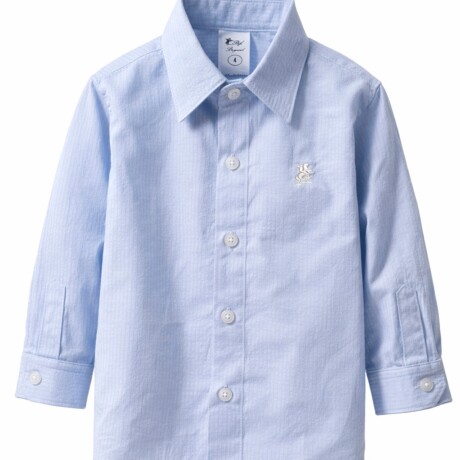 Camisa De Niño Rayas Celeste