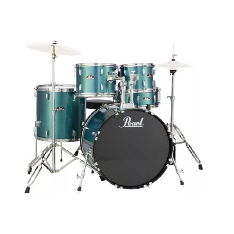 Batería Pearl Roadshow Fusion Spa Aqua Blue Glitter 5 Cuerpos Con Hardware Batería Pearl Roadshow Fusion Spa Aqua Blue Glitter 5 Cuerpos Con Hardware