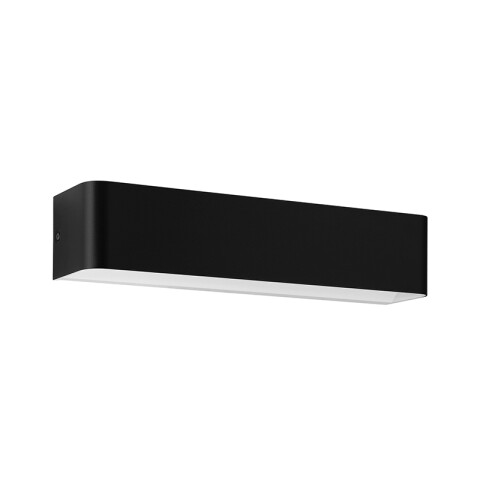Lámpara de pared LED 12W aluminio negro SANIA4 EG1177X
