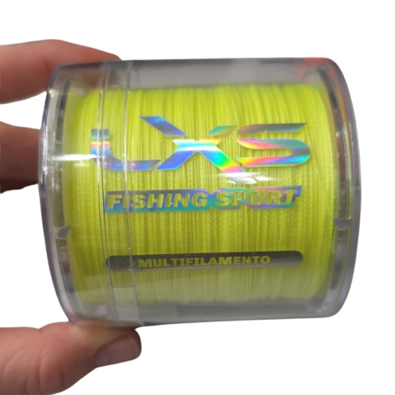 Multifilamento LXS Fishing Sport Medida 0.30mm Amarillo