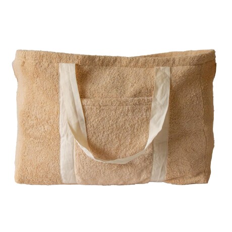BOLSA ALGODON NATURAL-BEIGE PLAYA TERRY