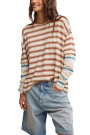 REMERA NINA STRIPE Marfil