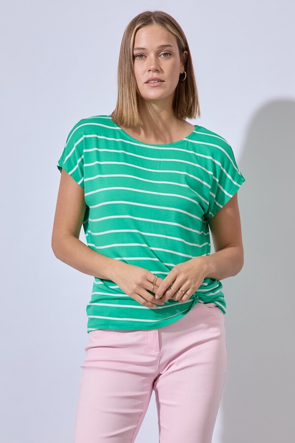 Remera Nudo MULTI/VERDE