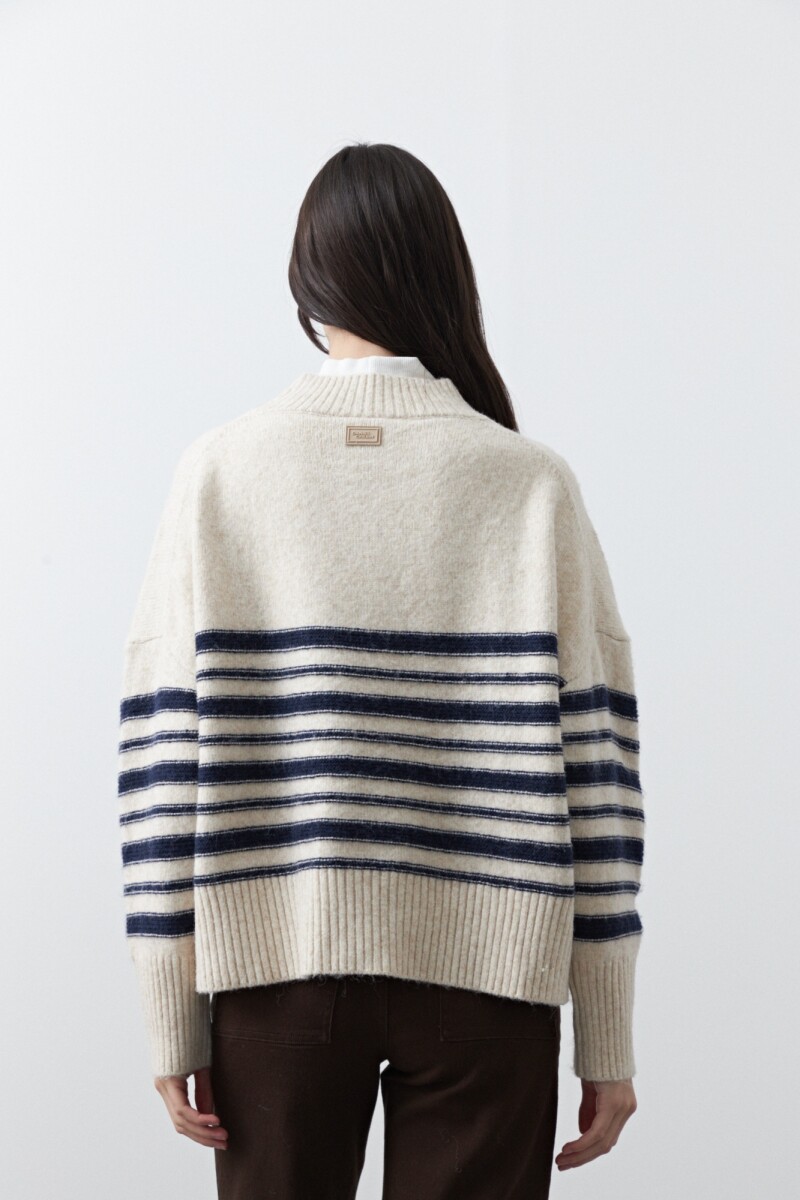 POLERA CROW Azul Marino