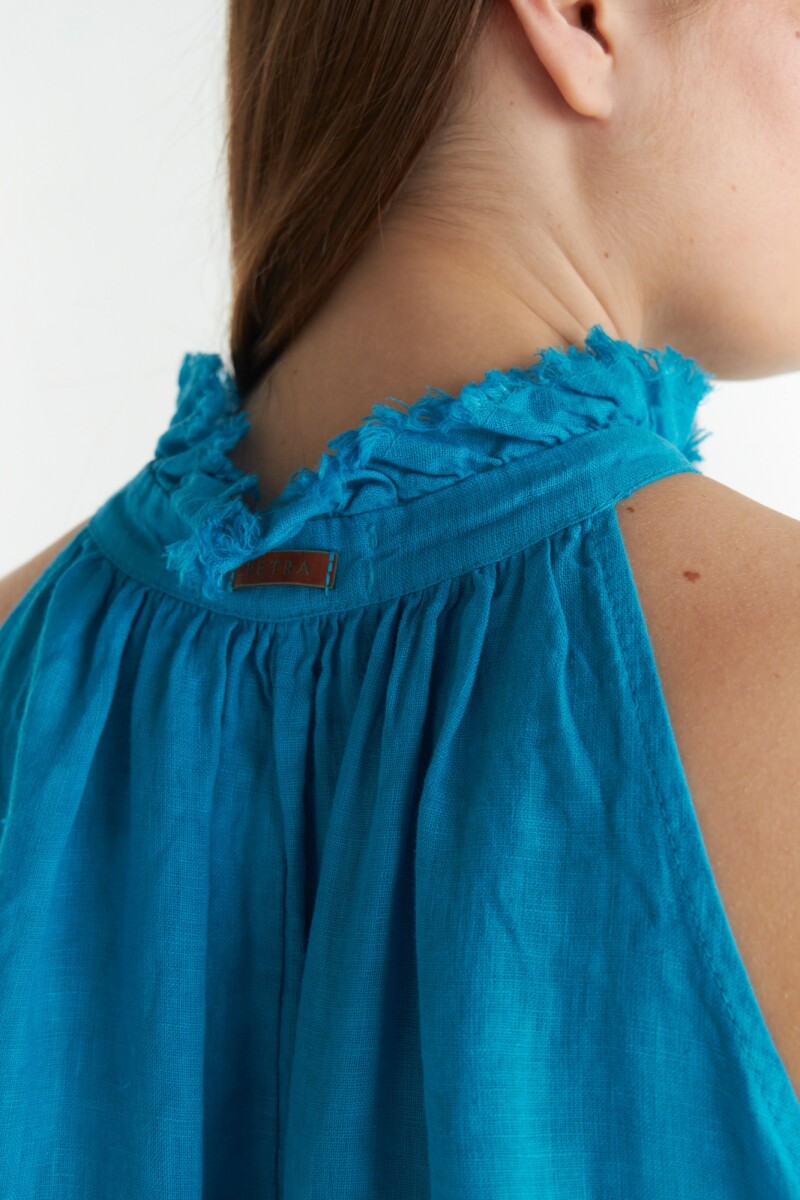 Vestido Pia Turquesa