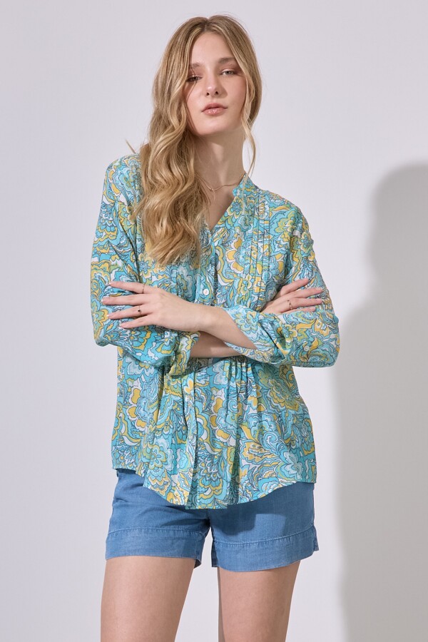 Blusa Print VERDE/MULTI