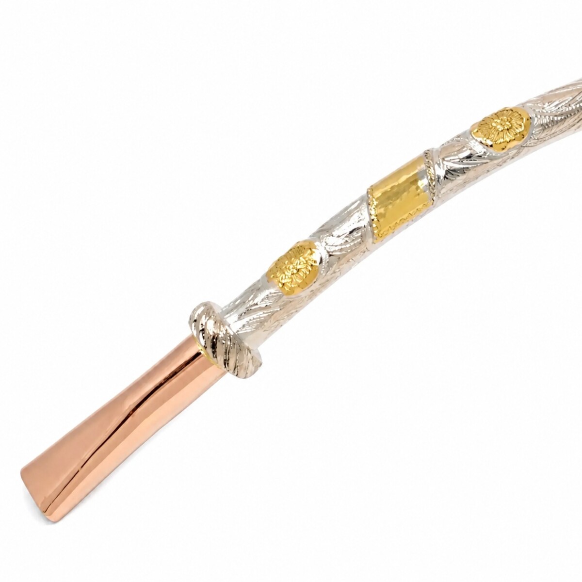 Bombilla Plata Y Oro Nº 48 