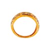 Anillo labrado-Oro bajo-Piedra zirconia-AN8026 conpiedra