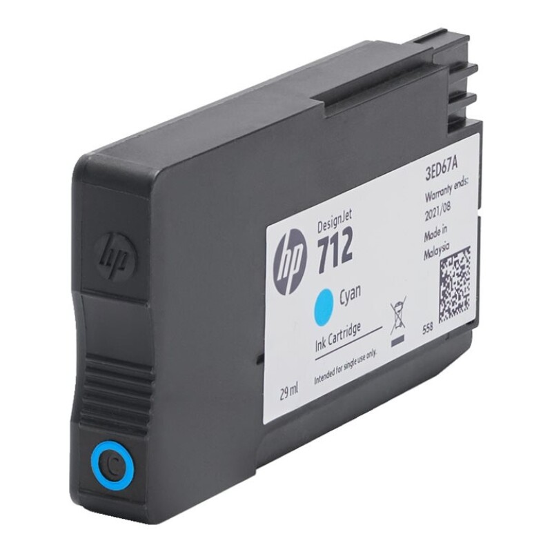 HP 712 - Paquete de 3 - 29 ml - cián - original - DesignJet - cartucho de tinta - para DesignJet Studio, T210, T230, T250, T630, HP 712 - Paquete de 3 - 29 ml - cián - original - DesignJet - cartucho de tinta - para DesignJet Studio, T210, T230, T250, T630,