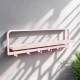 Estante de madera y metal con ganchos ROSA