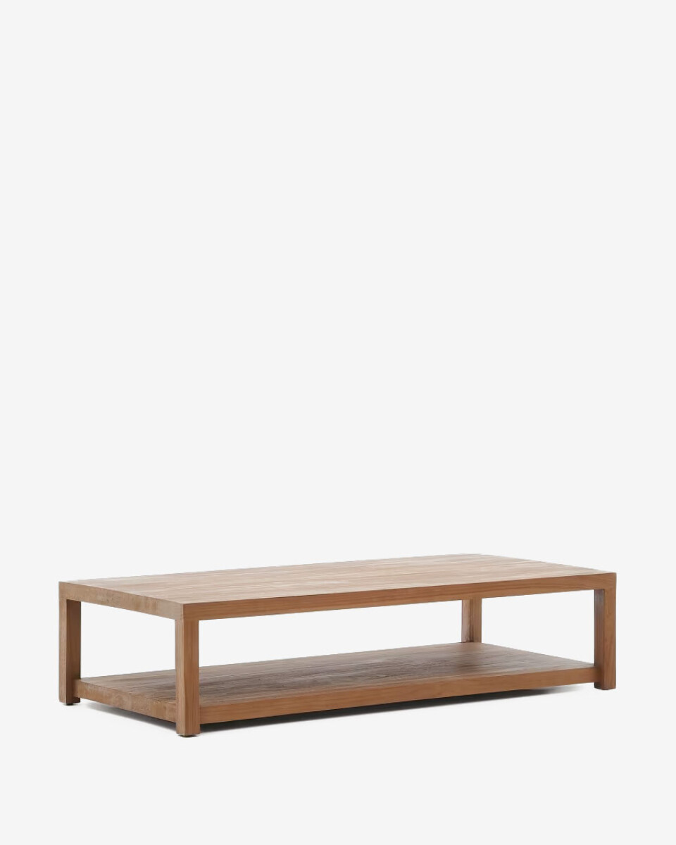 Mesa de centro Sashi de madera maciza de teca 150 x 70 cm 