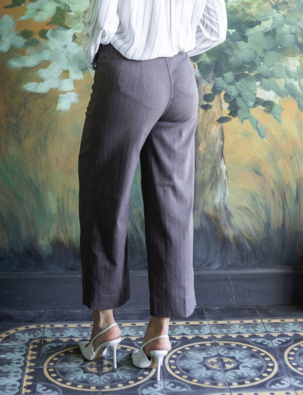 Pantalon Wide TOSTADO