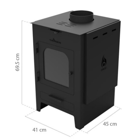 CALEFACTOR P 9500 41X69.5X45CMS AREA 110M2 TROMEN CALEFACTOR P 9500 41X69.5X45CMS AREA 110M2 TROMEN