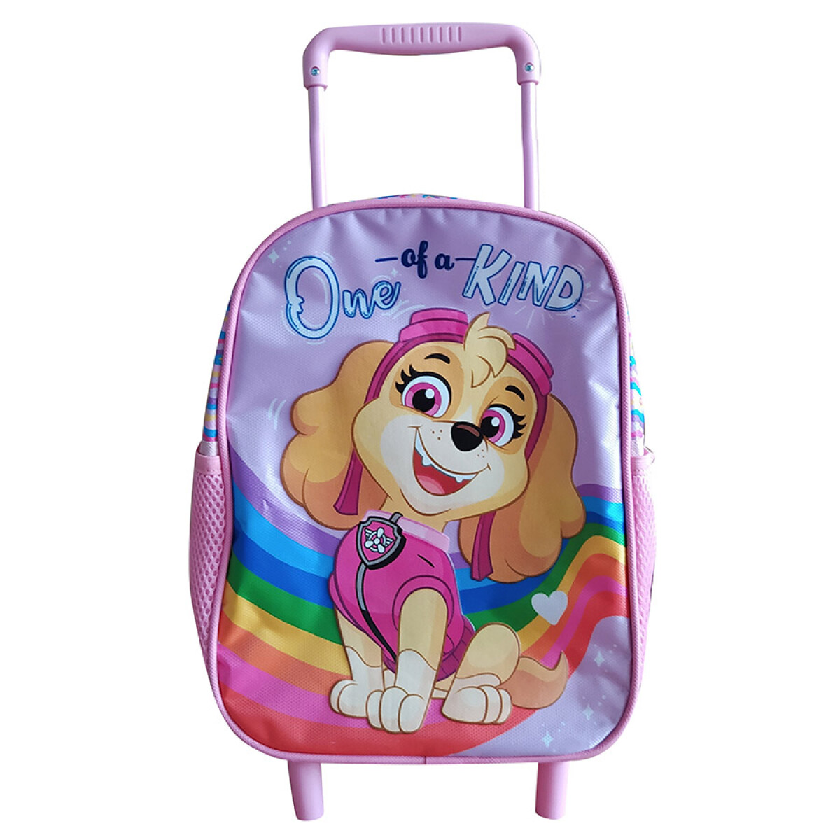 Mochila Carrito Paw Patrol 30 cm en Tafeta - ROSA 