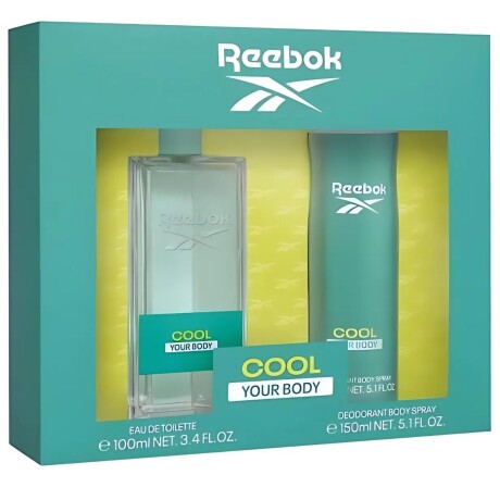 Set Perfume Reebok Cool Your Body EDT 100ml Body Spray 150ml Para Mujer Aroma Frutal Set Perfume Reebok Cool Your Body EDT 100ml Body Spray 150ml Para Mujer Aroma Frutal