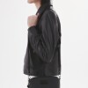 Bandolera Penny En Efecto Cuero Zaffiano Negro