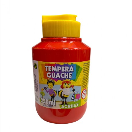 Tempera Acrilex 250ml 507 Rojo Fuego