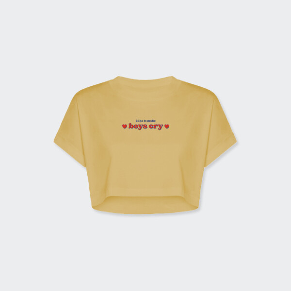 Remera Pulau BoysCry Amarillo