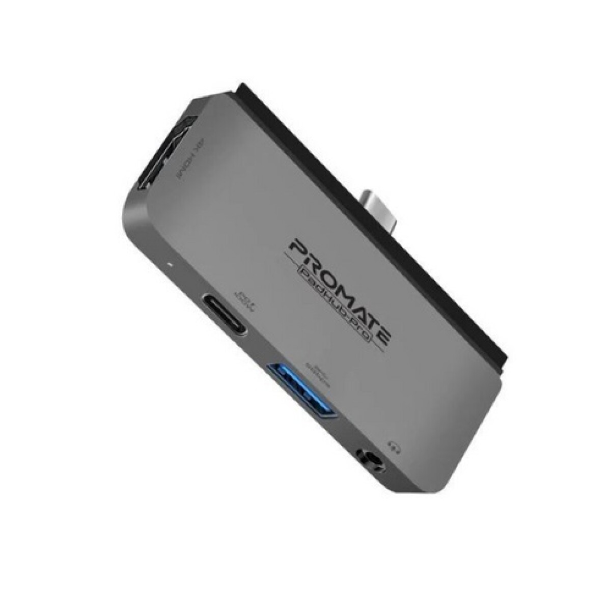 PROMATE Padhub-Pro Usb-C A Usb 3.0/HDMI/AUX/PD 100W - Gris 