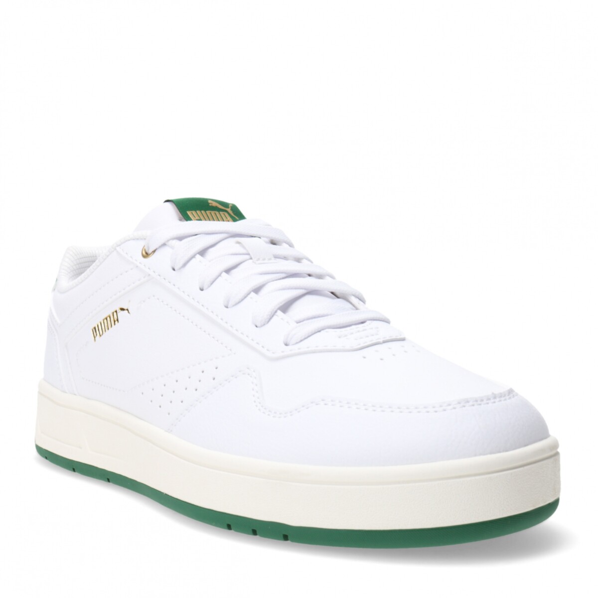 Championes de Hombre Puma Court Classic Puma - Blanco - Verde - Dorado 