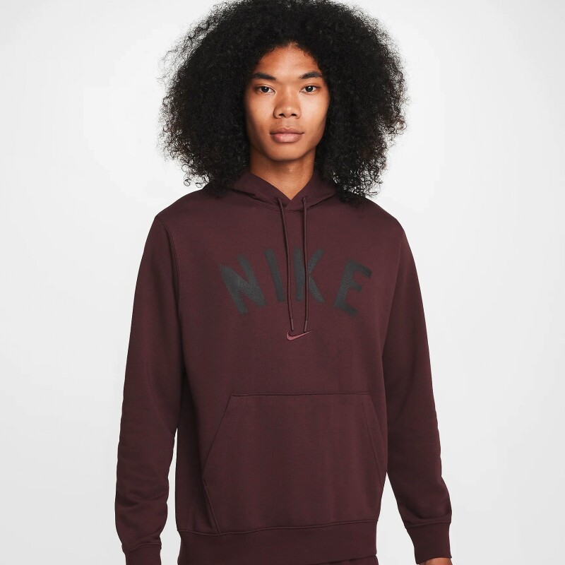 Abrigo Nike Dir-Fit Swoosh Fleece Hood de Hombre Rojo