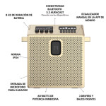 Mondo Speaker Medium - Brass Mondo Brass