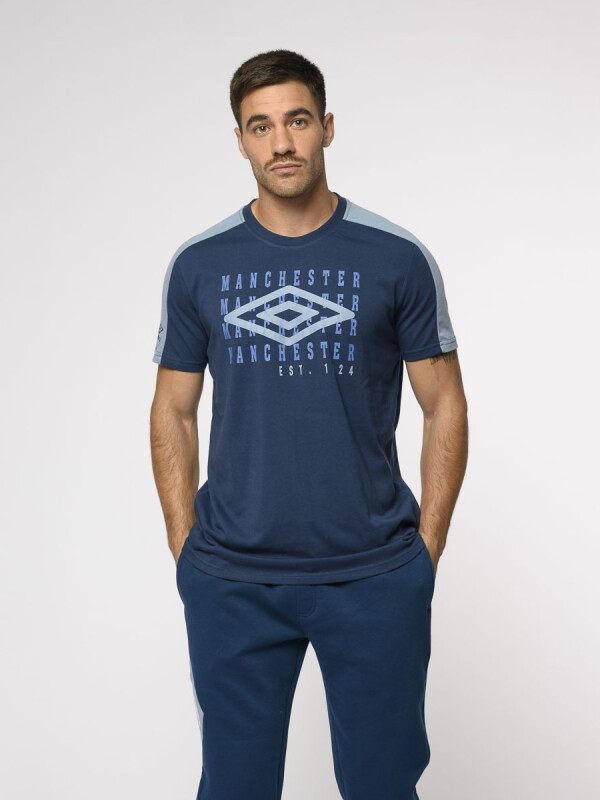 Remera Manchester Umbro Hombre Azu