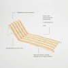 Silla reposera reclinable Mango Bay