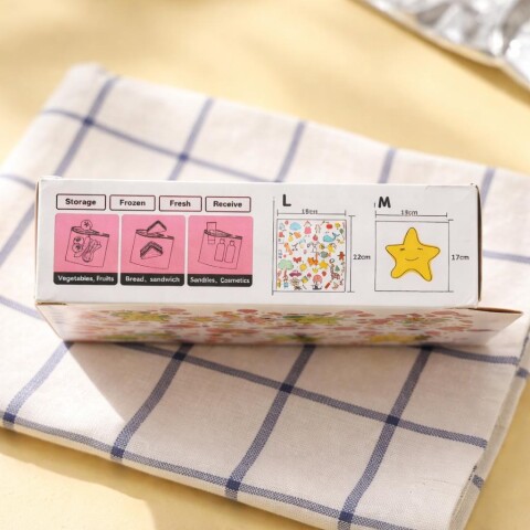 BOLSAS DE ALMACENAMIENTO DE DIBUJOS ANIMADOS-40PZS (HERMOSA CASA) BOLSAS DE ALMACENAMIENTO DE DIBUJOS ANIMADOS-40PZS (HERMOSA CASA)