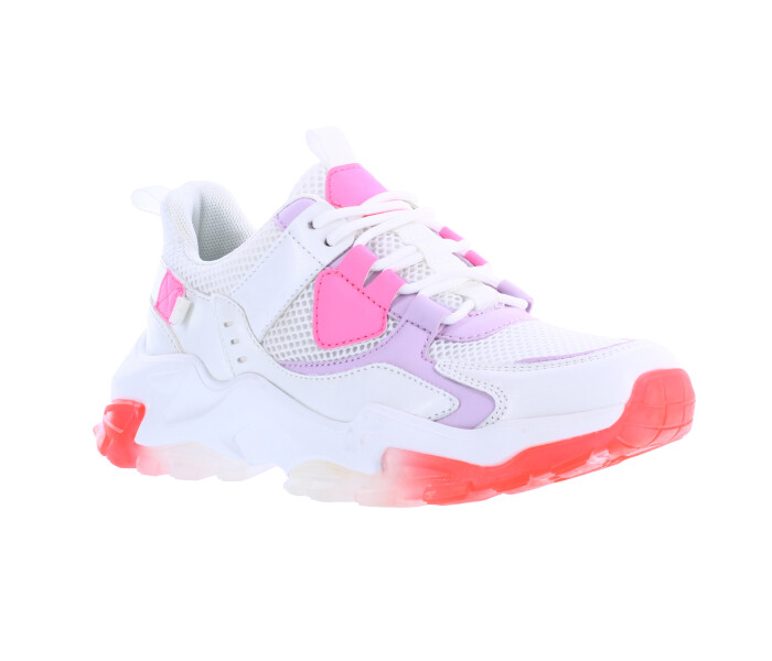 Deportivo acordonado ADA White/Pink