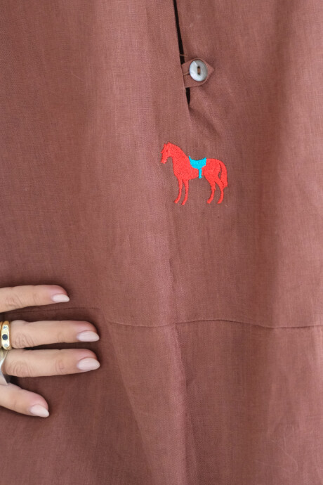 Queens Cup Dress Chocolate