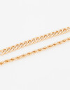 Pulseras Flexibles Sets Metal Set De Pulseras Metal - Dorado