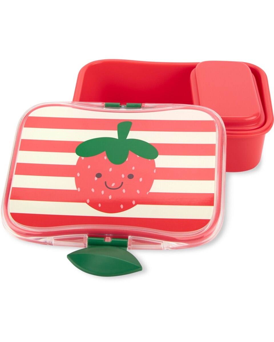 Tupper 2 en 1 Para Niños Diseño Frutilla 