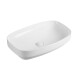 Bacha De Apoyo 60X38X13 Color Blanco Brillo Incluye Valvula