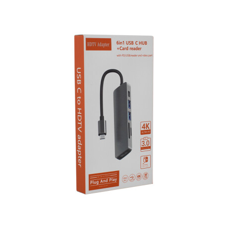 Hub USB Tipo C 2 USB 1 HDMI 1 Usb-c 001