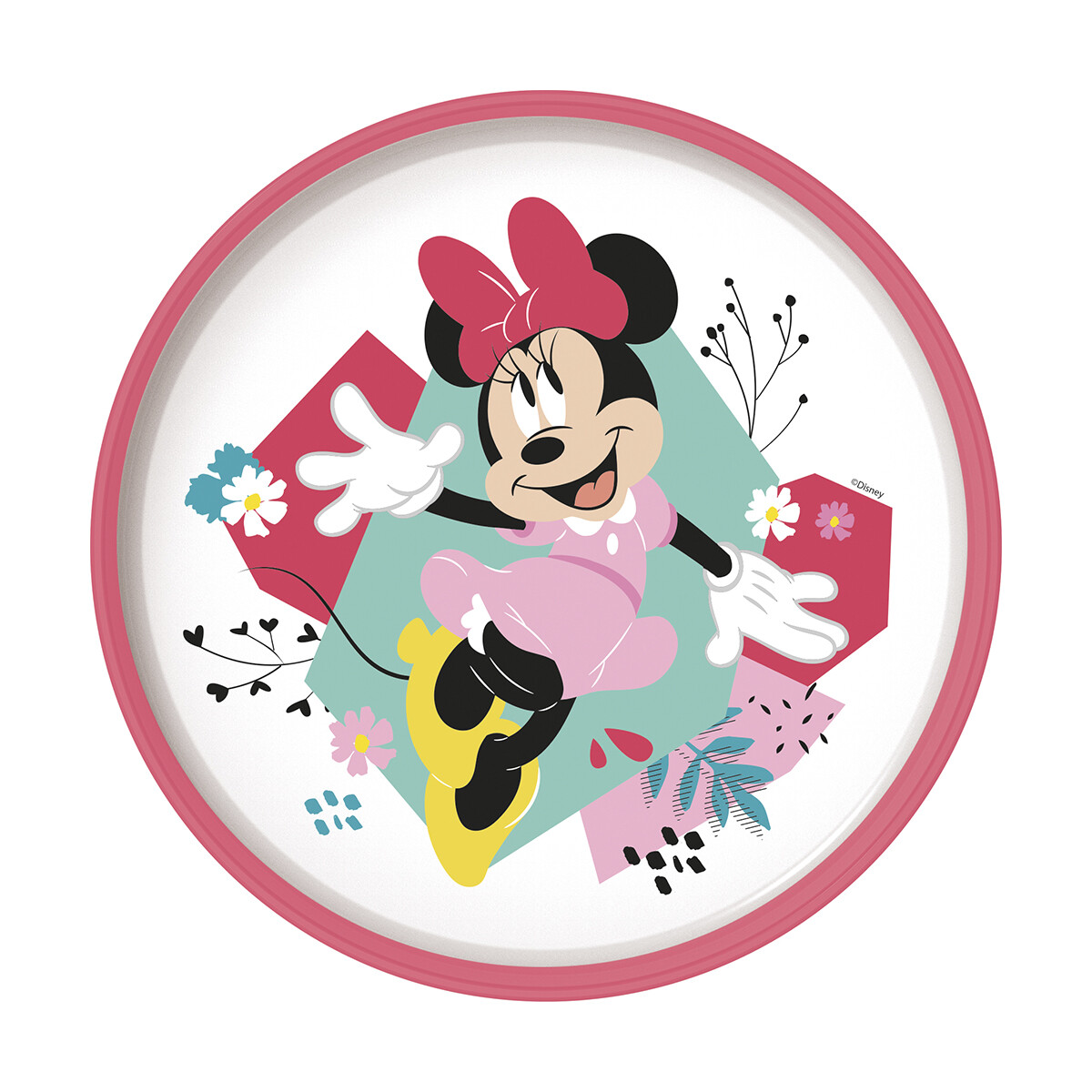 Plato Plástico Minnie para Microondas 