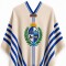 poncho niño patrio bordado Escudo Nacional