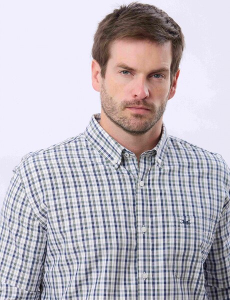 CAMISA CUADROS Azul