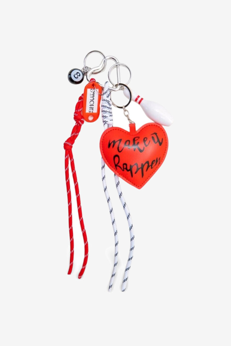 CHARM LLAVERO Rojo