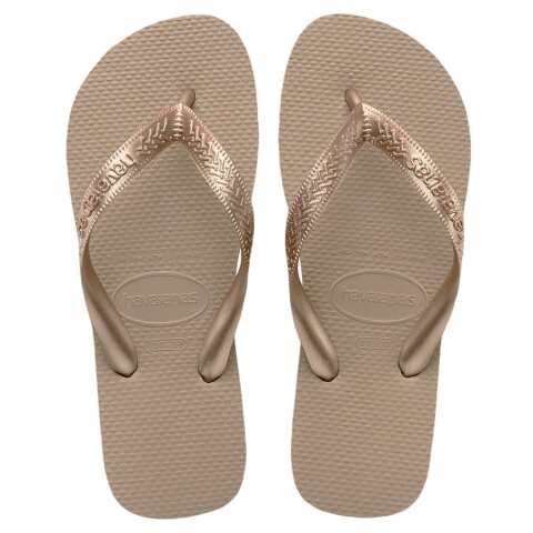 Ojotas Unisex Havaianas Top Rosa - Dorado