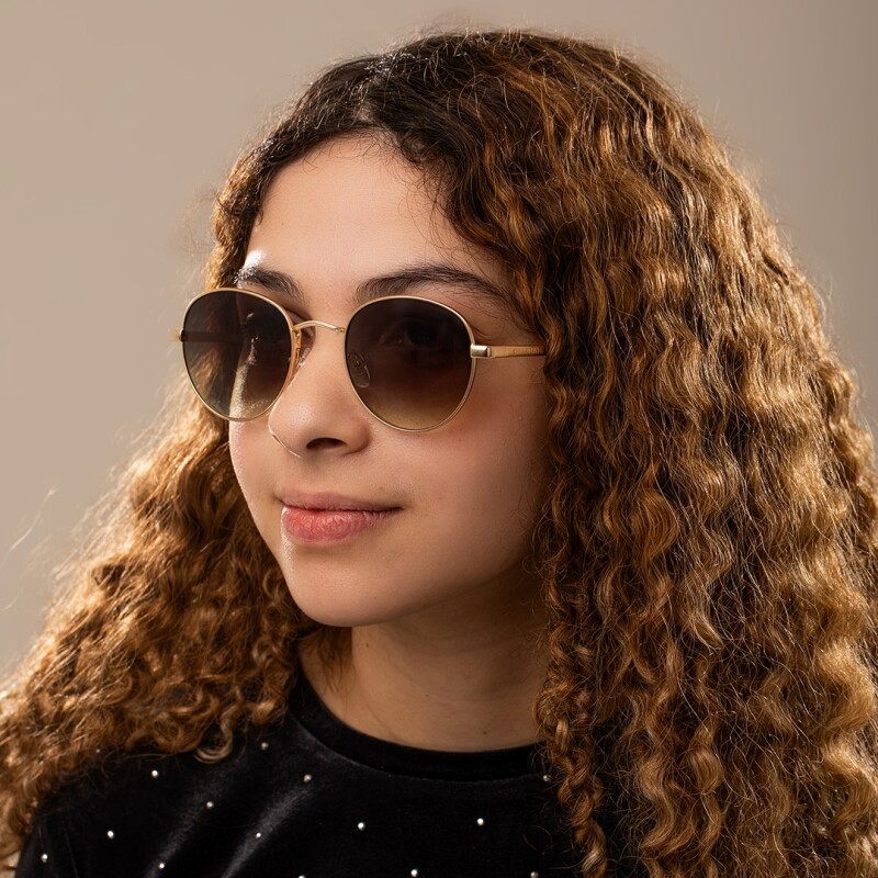 Lentes de Sol Chilli Beans Unisex Rodas Marrón Claro