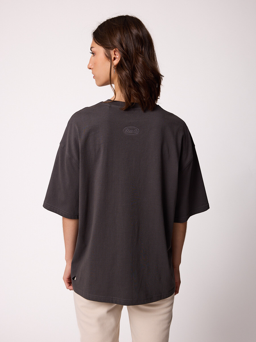 T-SHIRT FLOX DIXIE Gris Oscuro