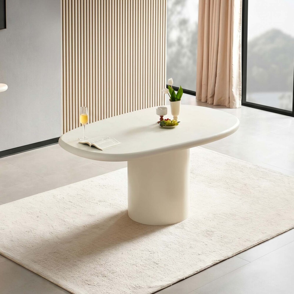 MESA DE COMEDOR MDF-Y-MICROCEMENTO LIA