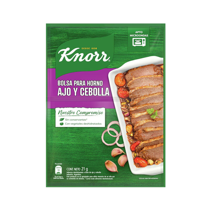 KNORR CARNE AJO/CEBOLLA 21G Knorr Carne Ajo/cebolla 21g