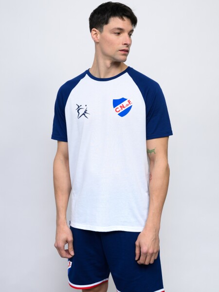 T-SHIRT DUVIX Licencias Hombre Blanco, Azul Marino